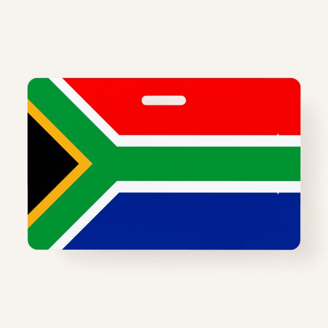 Südafrika-Flagge Ausweis (Vorderseite)