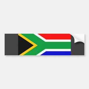 Südafrika-Flagge Autoaufkleber