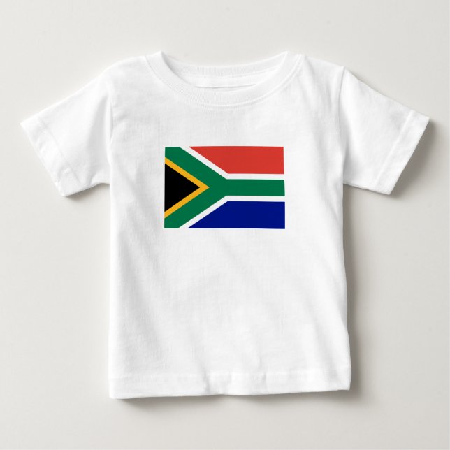 Südafrika-Flagge Baby T-shirt (Vorderseite)