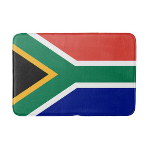 Südafrika-Flagge Badematte