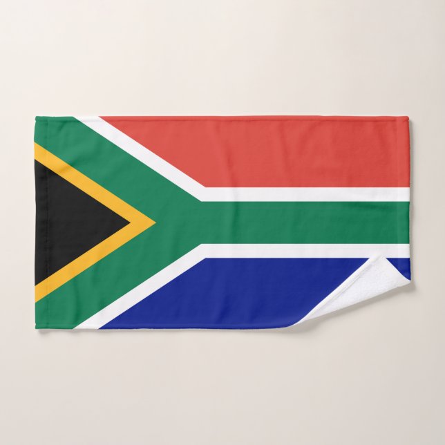Südafrika-Flagge Badhandtuch Set (Handtuch)