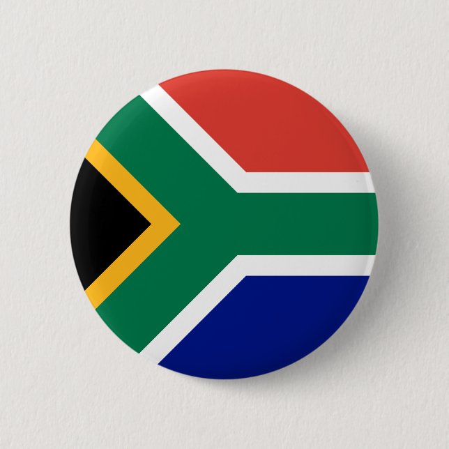 Südafrika-Flagge Button (Vorderseite)