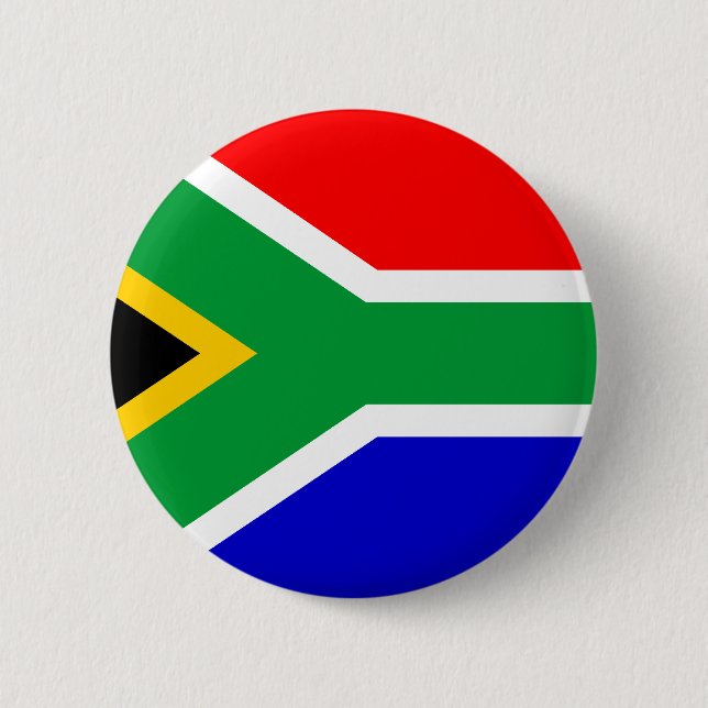 Südafrika-Flagge Button (Vorderseite)