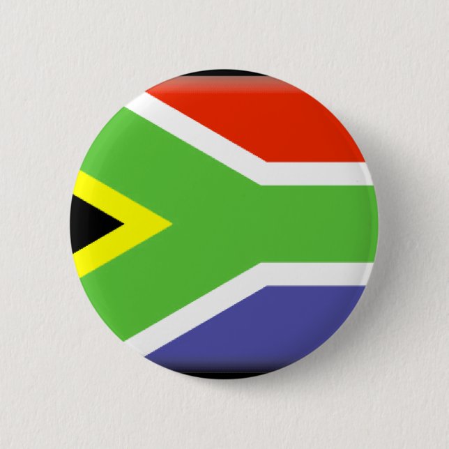 Südafrika-Flagge Button (Vorderseite)