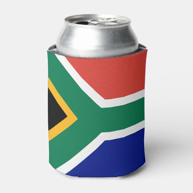 Südafrika-Flagge Dosenkühler (Kanne Vorderseite)