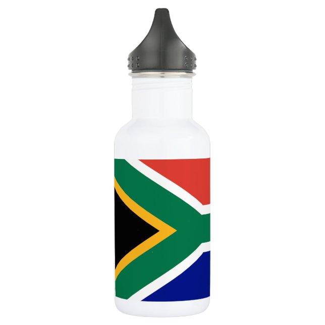 Südafrika-Flagge Edelstahlflasche (Links)