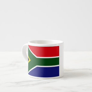 Südafrika-Flagge Espressotasse