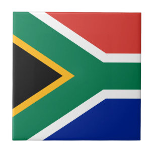 Südafrika-Flagge Fliese
