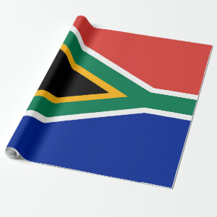 Südafrika-Flagge Geschenkpapier