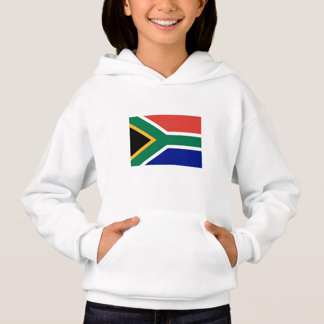 Südafrika-Flagge Hoodie (Vorderseite)