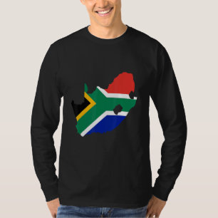 Südafrika-Flagge in Südafrika-Gliederung Süd A T-Shirt