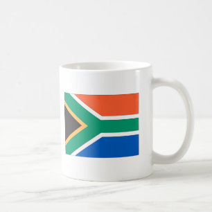 Südafrika-Flagge Kaffeetasse