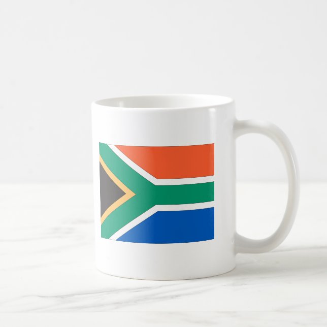 Südafrika-Flagge Kaffeetasse (Rechts)