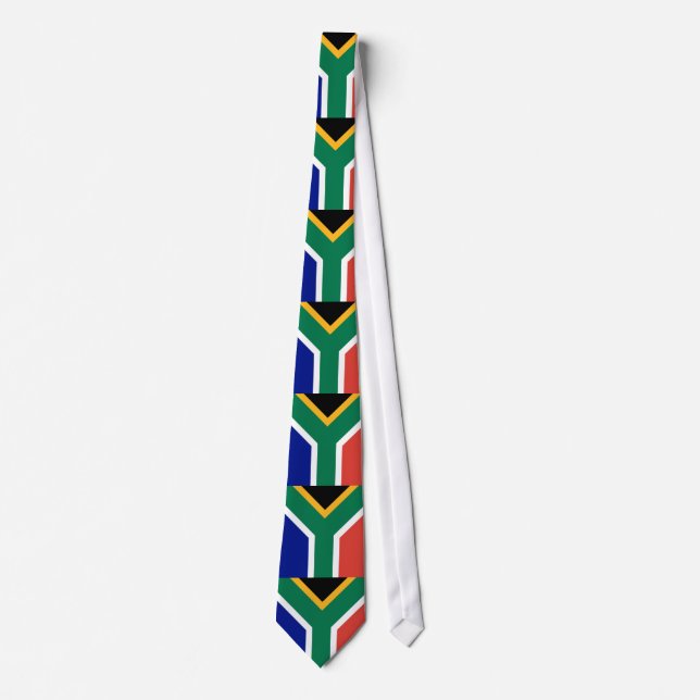 Südafrika-Flagge Krawatte (Vorderseite)