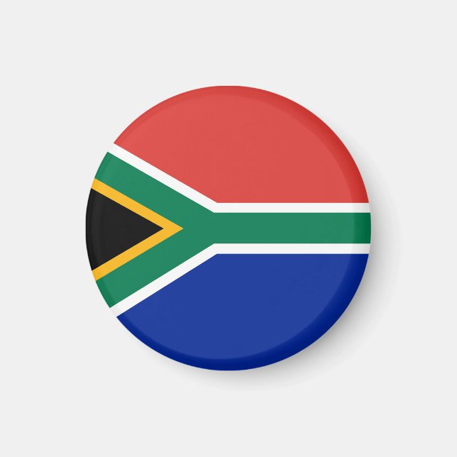 Südafrika-Flagge Magnet (Vorne)