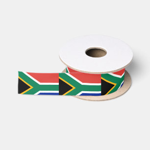 Südafrika-Flagge Satinband