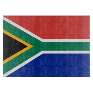 Südafrika-Flagge Schneidebrett