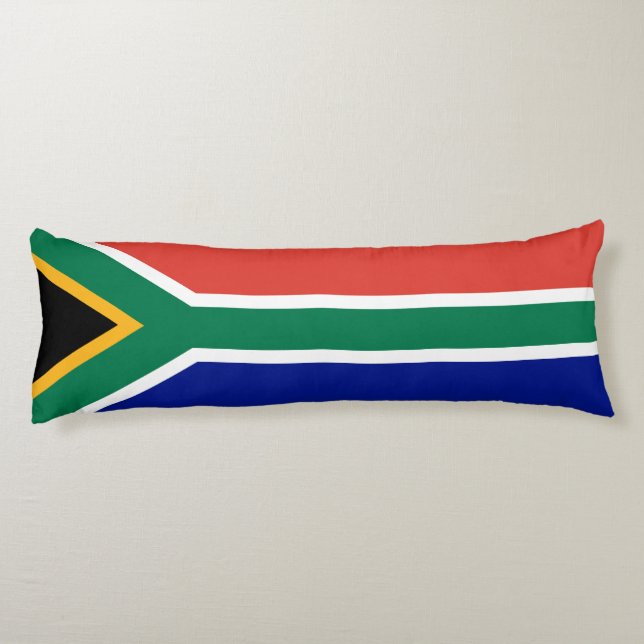 Südafrika-Flagge Seitenschläferkissen (Rückseite)
