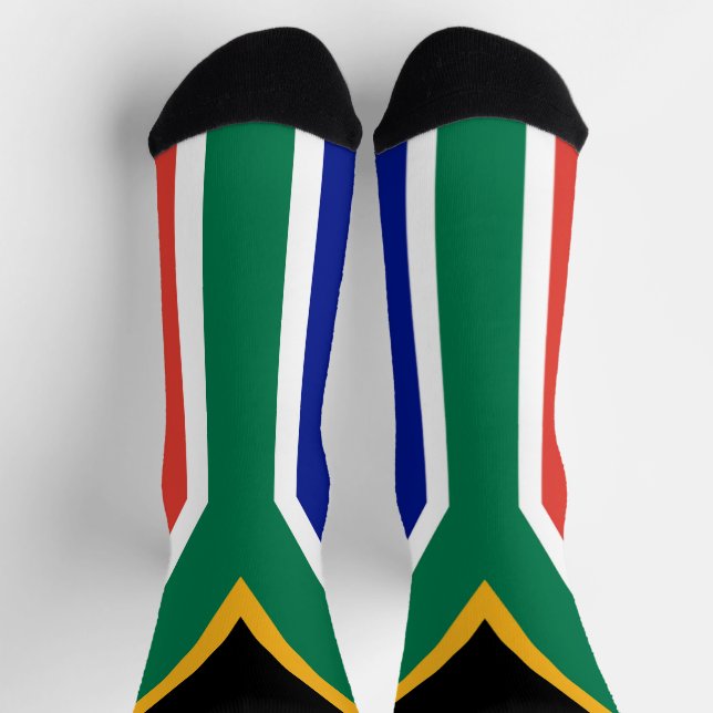 Südafrika-Flagge Socken (Oben)