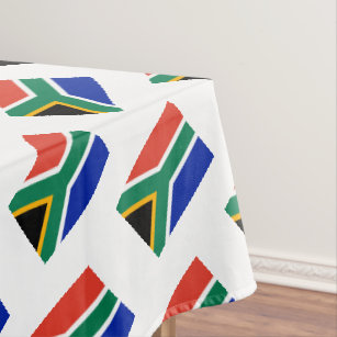 SÜDAFRIKA-Flagge Stilvolles Patriotisches Tischdecke