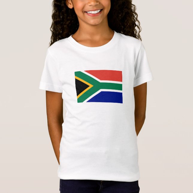 Südafrika-Flagge T-Shirt (Vorderseite)