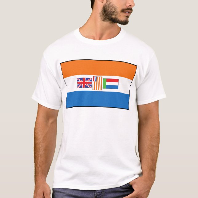 Südafrika-Flagge T-Shirt (Vorderseite)