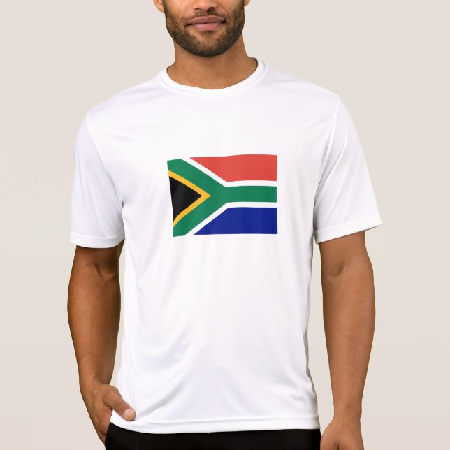 Südafrika-Flagge T-Shirt (Vorderseite)