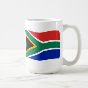 Südafrika-Flagge-Tasse Kaffeetasse