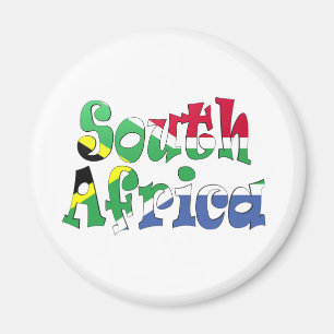 Südafrika-Flaggen-Magnet Magnet