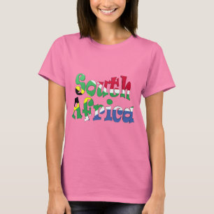 Südafrika-Flaggen-T - Shirt