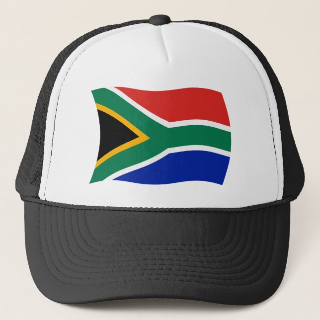 Südafrika-Flaggenmütze Truckerkappe (Vorderseite)
