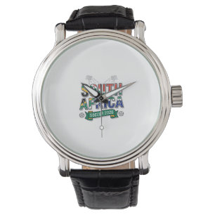 Südafrika Fußball 2026 Fußball Fett Land Typografi Armbanduhr