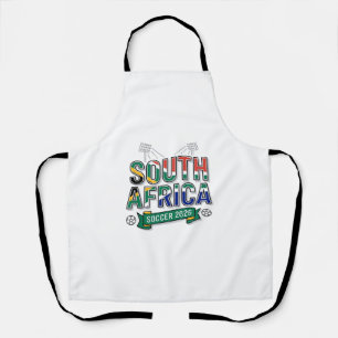 Südafrika Fußball 2026 Fußball Fett Land Typografi Schürze