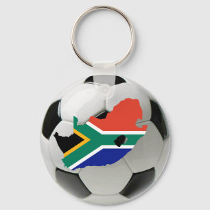 Südafrika-Fußball Schlüsselanhänger
