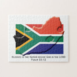 SÜDAFRIKA| Gesegnete Nation| SÜDAFRIKANISCHE FLAGE Puzzle