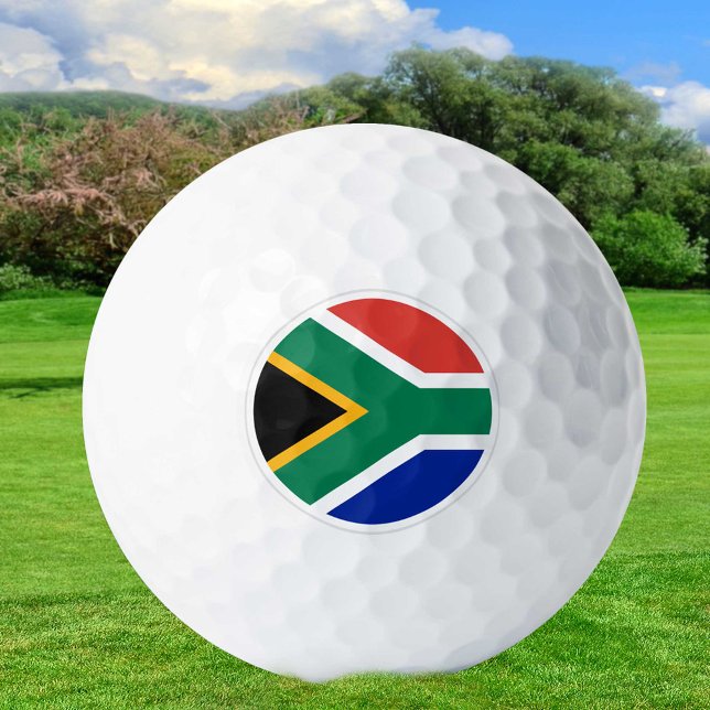 Südafrika Golf Balls, Flaggengolfer / Patrioten Golfball (Von Creator hochgeladen)