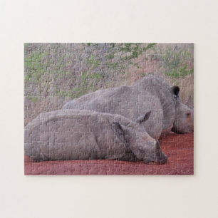 Südafrika Hluhluwe Rhino Puzzle