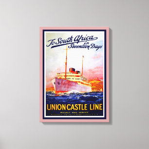 Südafrika in siebzehn Tagen Leinwanddruck