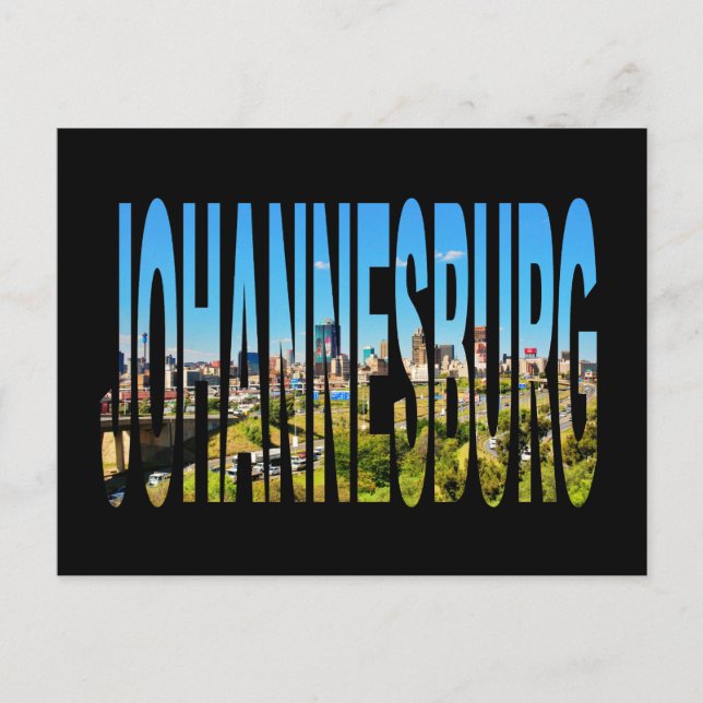 Südafrika Johannesburg Skyline  Postkarte (Vorderseite)