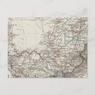 Südafrika-Karte Postkarte