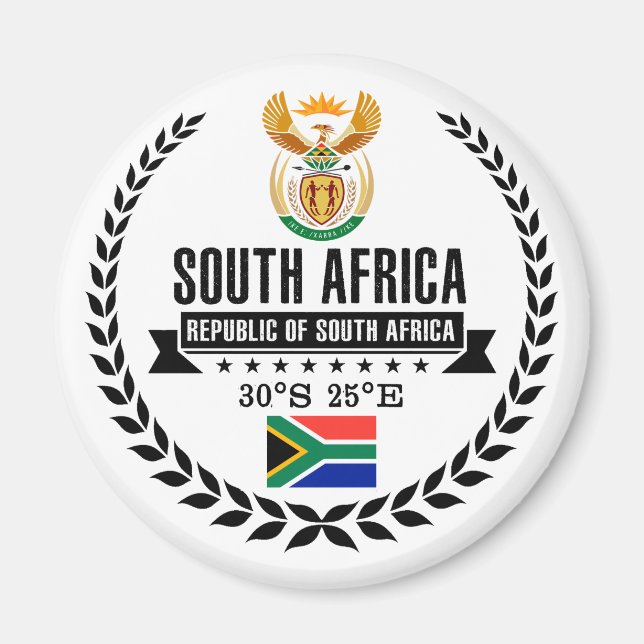 Südafrika Magnet (Vorne)