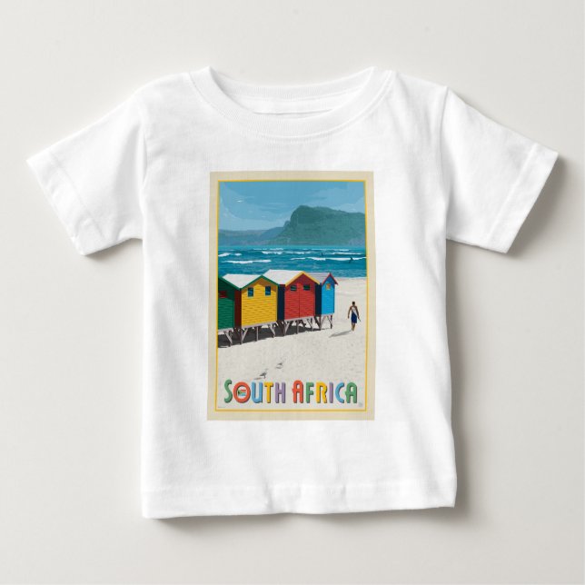 Südafrika | Muizenberg Beach Baby T-shirt (Vorderseite)