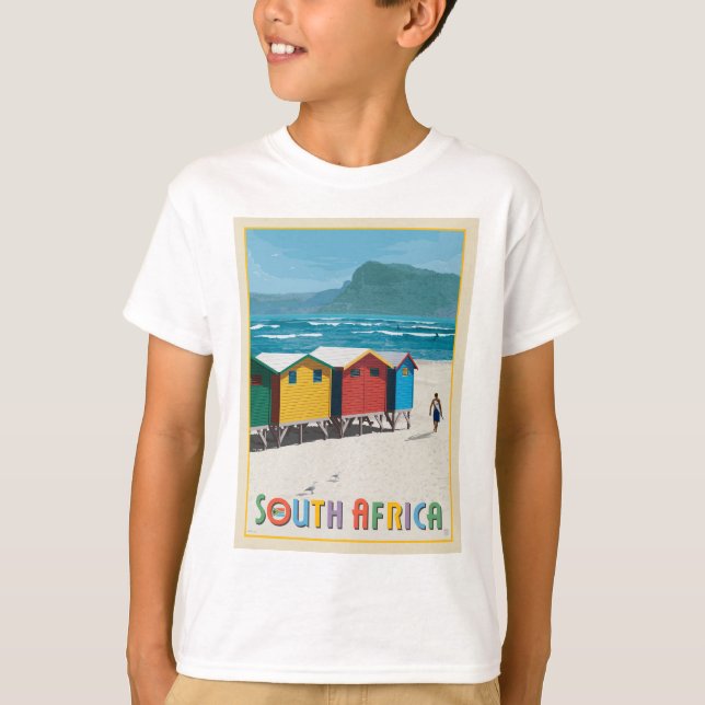 Südafrika | Muizenberg Beach T-Shirt (Vorderseite)