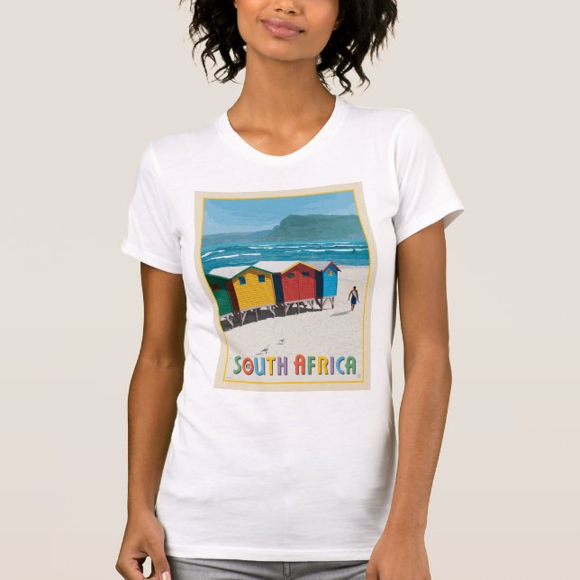Südafrika | Muizenberg Beach T-Shirt (Vorderseite)