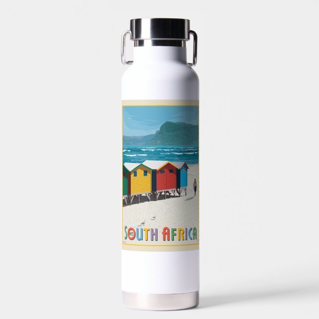 Südafrika | Muizenberg Beach Trinkflasche (Vorne)
