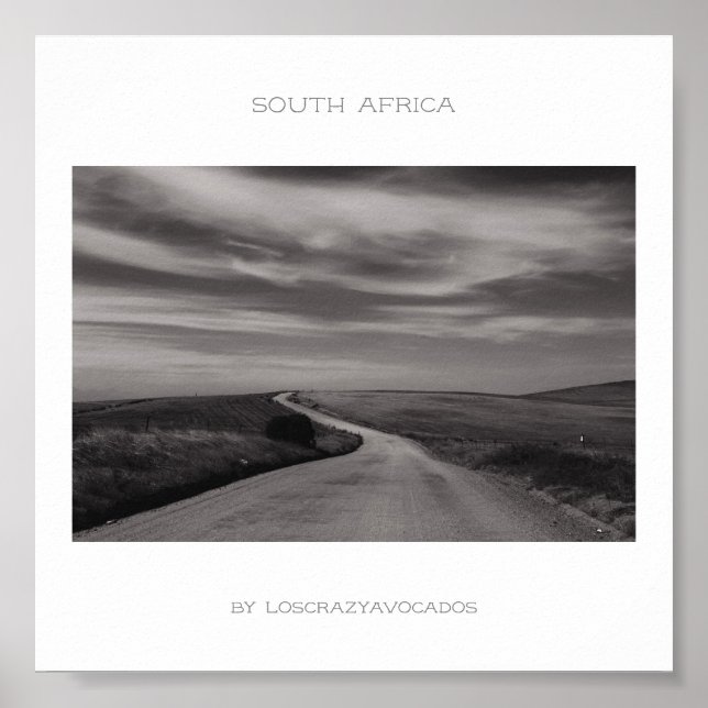 Südafrika Naturlandschaftsplaner Poster (Vorne)