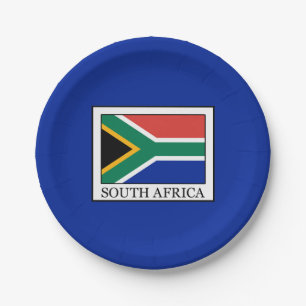 Südafrika Pappteller