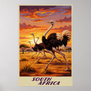 Südafrika-Plakat Poster