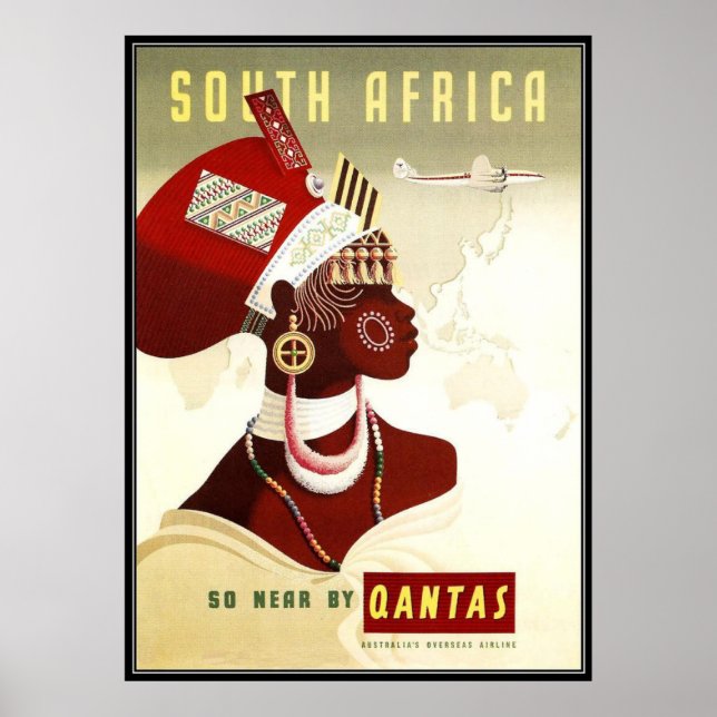 Südafrika Poster (Vorne)