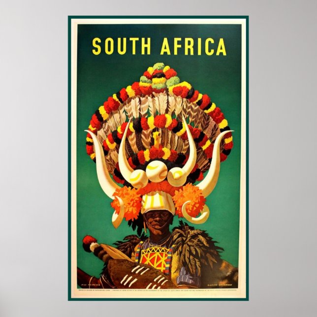 Südafrika Poster (Vorne)
